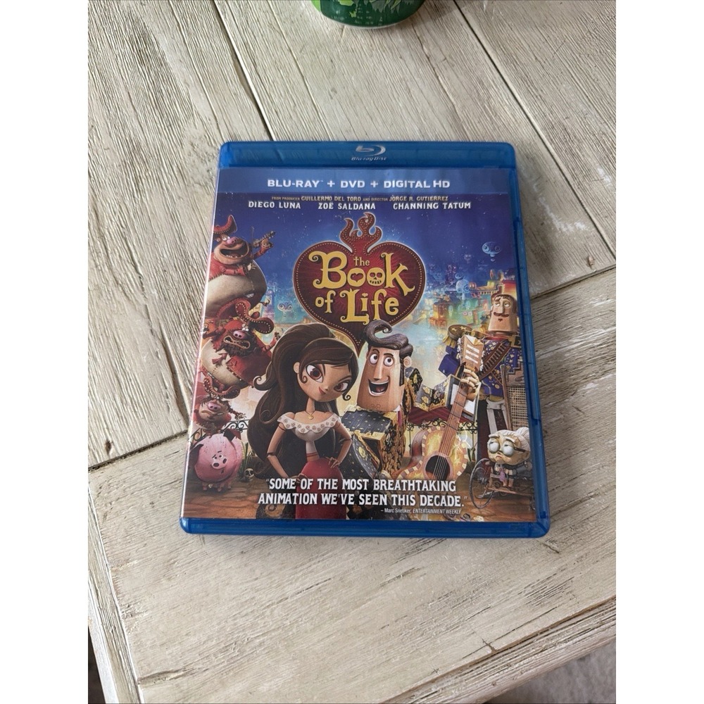 THE BOOK OF LIFE - (DVD Only  2014) - Guillermo Del Toro, Zoe Saldana